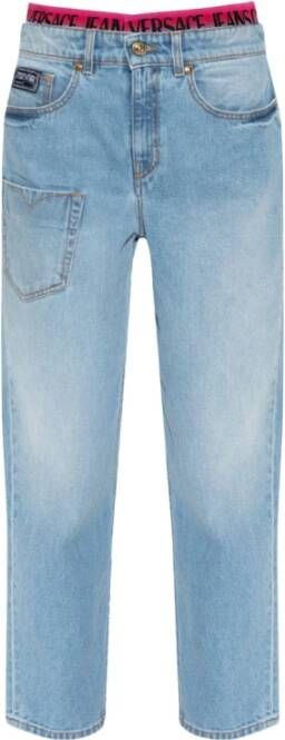 Versace Jeans Couture Straight Jeans Blauw Dames