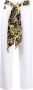 Versace Jeans Couture Witte Straight Jeans voor Dames White Dames - Thumbnail 3