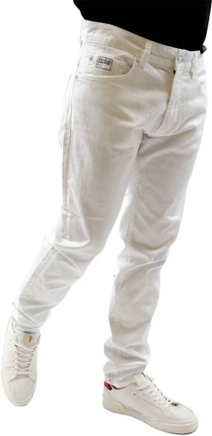 Versace Jeans Couture Witte Jeans voor Heren Regular Fit White Heren