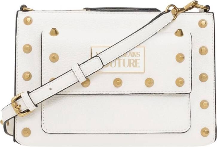 Versace Jeans Couture Studded shoulder bag Wit Dames