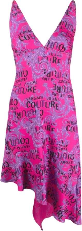 Versace Jeans Couture Summer Dresses Roze Dames