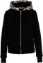 Versace Jeans Couture Zwarte katoenen sweatshirt met Barocco-print Black Dames - Thumbnail 4