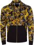 Versace Jeans Couture Heren Zwart Logo Couture Rits Sweater Zwart Heren - Thumbnail 5