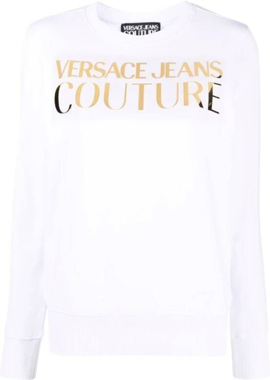 Versace Jeans Couture Sweater White Wit Dames
