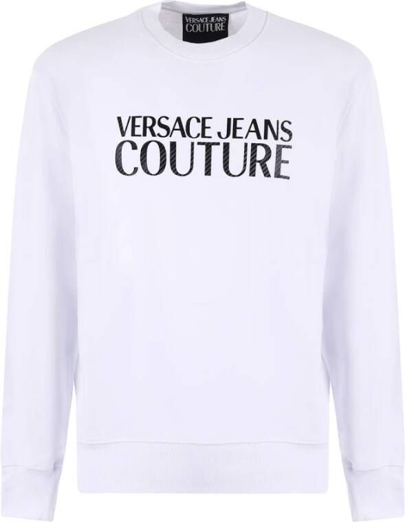 Versace Jeans Couture Logo sweatshirt Wit Heren