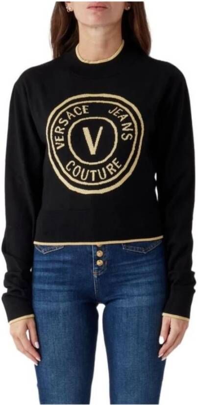 Versace Jeans Couture sweater Zwart Dames
