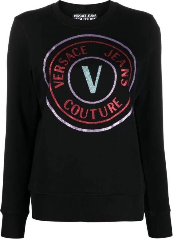 Versace Jeans Couture Sweaters Black Zwart Dames