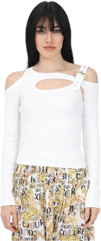 Versace Jeans Couture Sweaters White Wit Dames