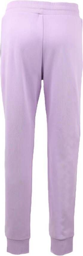 Versace Jeans Couture Dikke lamina logo print joggers Paars Dames