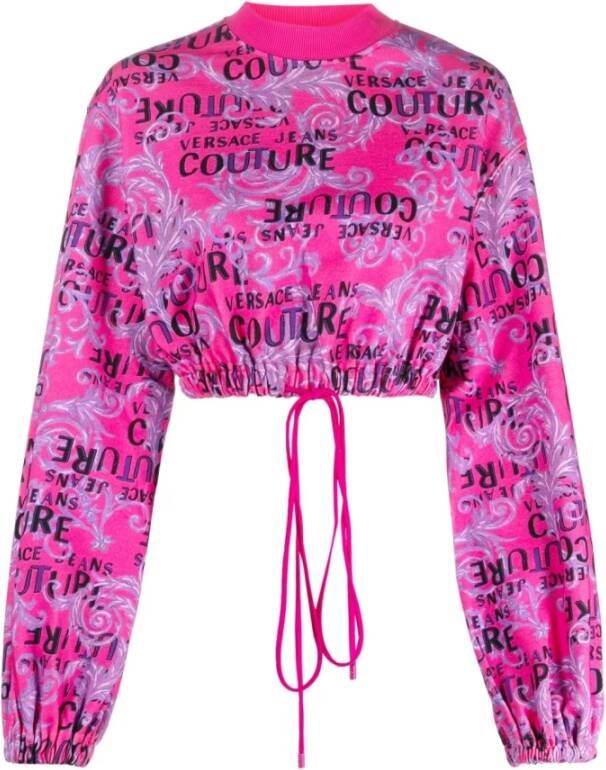 Versace Jeans Couture Sweatshirt Roze Dames