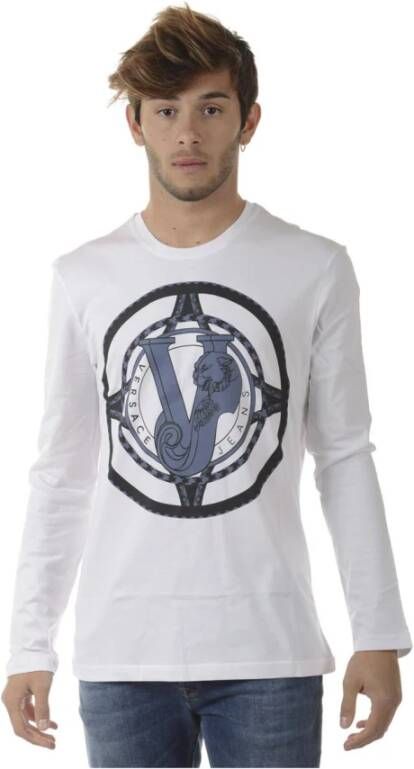Versace Jeans Couture Sweatshirt Wit Heren