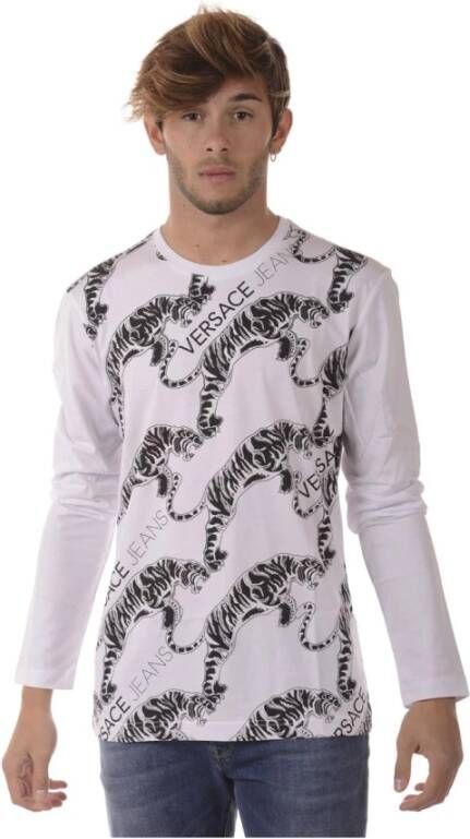 Versace Jeans Couture Sweatshirt White Heren