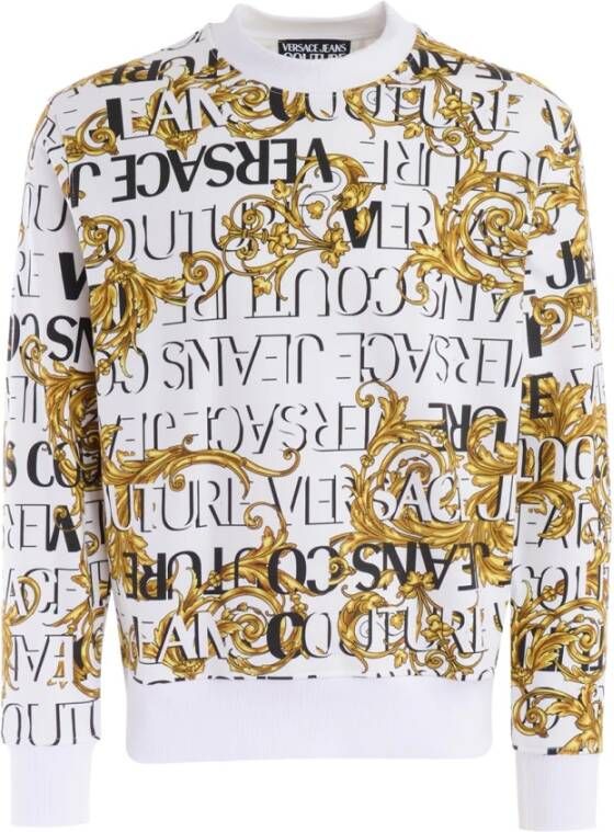 Versace Jeans Couture Sweatshirt Wit Heren