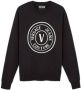 Versace Jeans Couture Felpa a girocollo con logo stampato uomo 73Gait22-Cf00T Nero Zwart Heren - Thumbnail 3