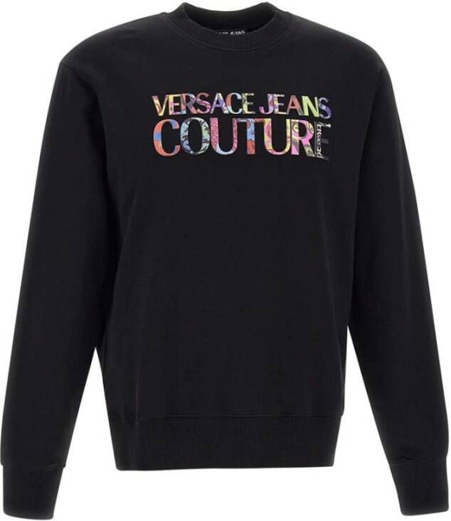 Versace Jeans Couture Sweater -logo Zwart Heren