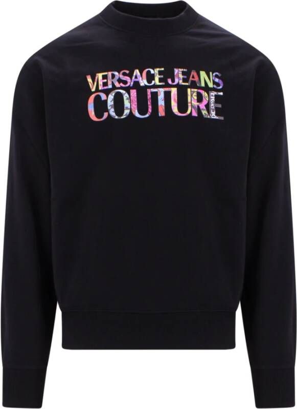 Versace Jeans Couture Sweatshirt Zwart Heren