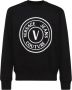 Versace Jeans Couture Felpa a girocollo con logo stampato uomo 73Gait22-Cf00T Nero Zwart Heren - Thumbnail 1