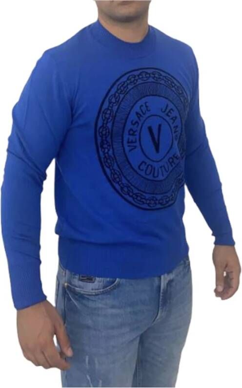 Versace Jeans Couture Sweatshirts hoodies Blauw Heren