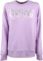 Versace Jeans Couture Logo Print Sweatshirt Purple Dames - Thumbnail 2
