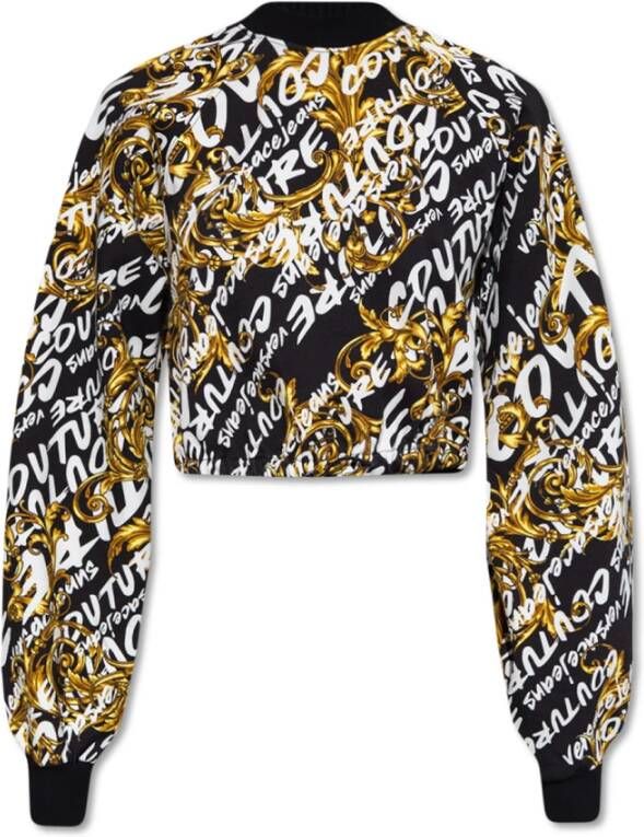 Versace Jeans Couture Sweatshirts Zwart Dames