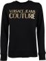 Versace Jeans Couture Katoenen Sweatshirt van Black Dames - Thumbnail 1