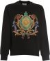 Versace Jeans Couture Sweatshirt met Bloemen Barok Print Black Heren - Thumbnail 1