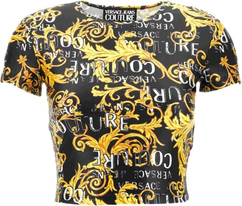 Versace Jeans Couture t-shirt Geel Dames