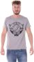 Versace Jeans Couture Mark Iconisch Jersey T-Shirt Gray Heren - Thumbnail 1