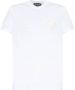 Versace Jeans Couture Gouden V-Embleem Crewneck T-shirt voor Heren White Heren - Thumbnail 3