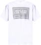 Versace Jeans Couture Wit Crewneck T-Shirt met Gedurfd Grafisch Print White Heren - Thumbnail 1