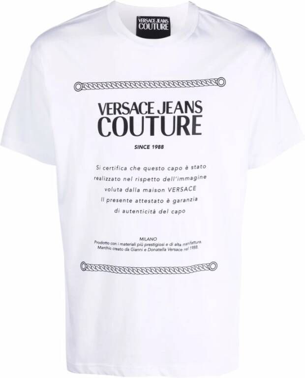 Versace Jeans Couture t-shirt Wit Heren
