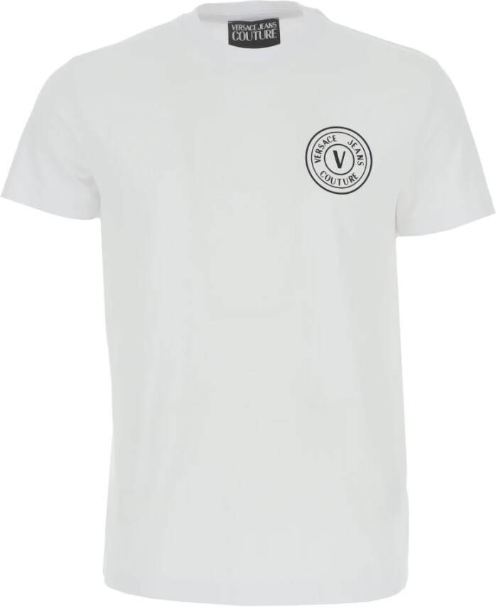 Versace Jeans Couture Witte T-shirts en Polos White Heren