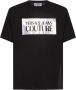 Versace Jeans Couture Holografisch Logo T-shirt Black Heren - Thumbnail 1