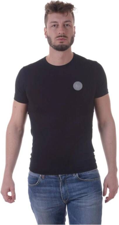 Versace Jeans Couture Korte Mouw T-Shirt Black Heren