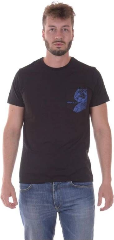 Versace Jeans Couture Korte Mouw T-Shirt Black Heren