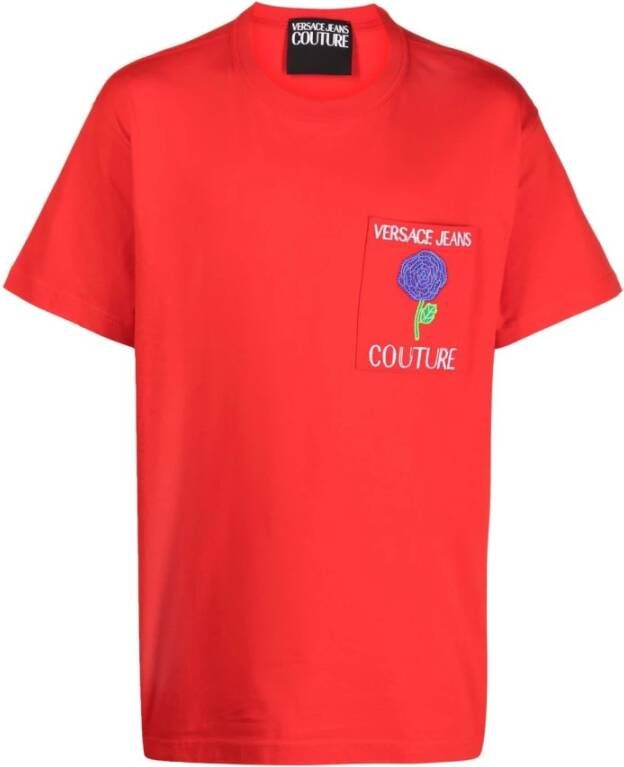 Versace Jeans Couture T-shirts and Polos Red Rood Heren