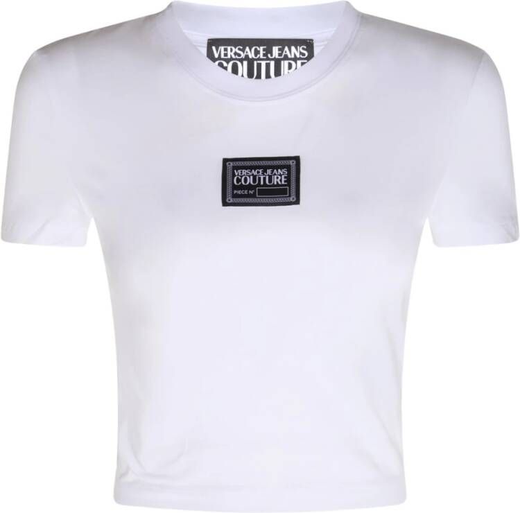 Versace Jeans Couture Witte T-shirt en Polo Collectie White Dames