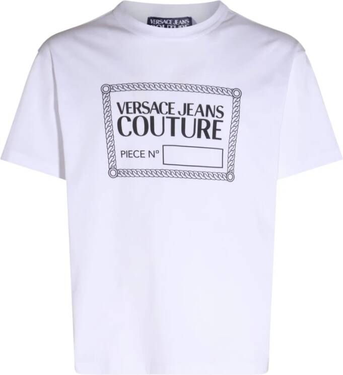 Versace Jeans Couture Iconisch Logo Heren T-shirt White Heren