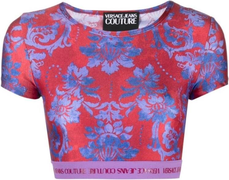 Versace Jeans Couture t-shirts en polos rood Dames