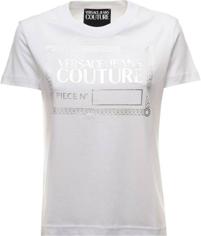 Versace Jeans Couture t-shirts en polos wit Dames