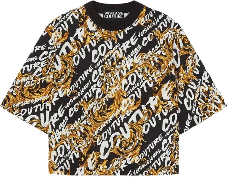Versace Jeans Couture t-shirts en polos zwart Dames