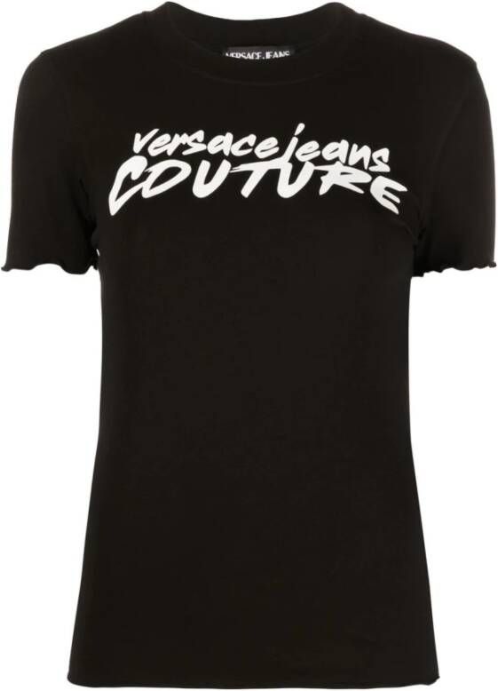 Versace Jeans Couture t-shirts en polos zwart Dames