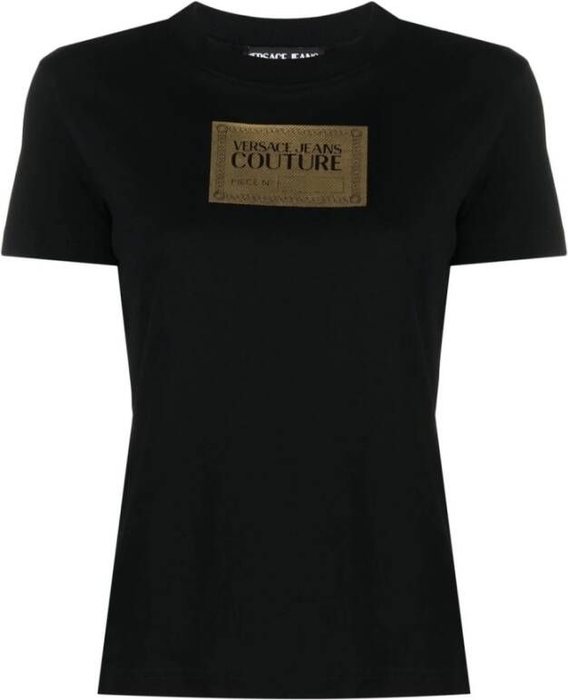 Versace Jeans Couture t-shirts en polos zwart Dames