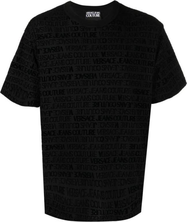 Versace Jeans Couture t-shirts en polos zwart Heren