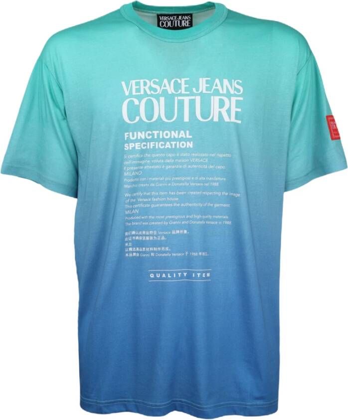 Versace Jeans Couture T-Shirts Groen Heren