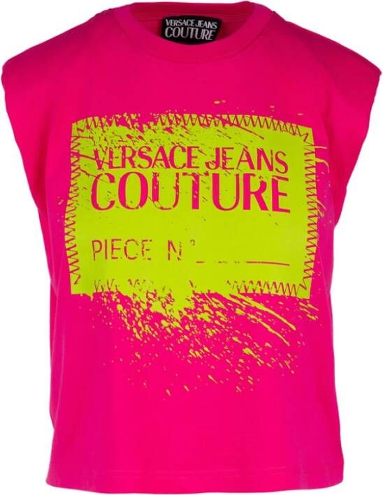 Versace Jeans Couture T-Shirts Roze Dames