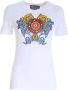 Versace Jeans Couture Regalia Logo Print T-Shirt White Dames - Thumbnail 1