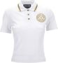 Versace Jeans Couture Witte Polo Shirt White Dames - Thumbnail 2