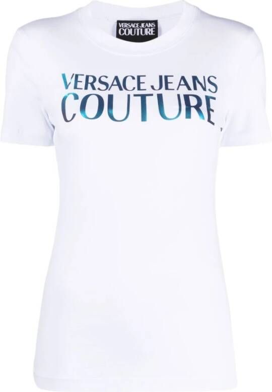 Versace Jeans Couture Witte T-shirts en Polos van White Dames