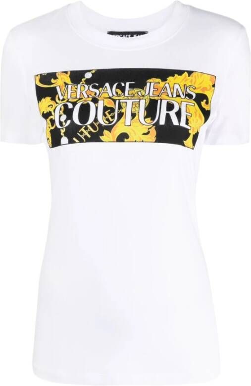 Versace Jeans Couture T-Shirts Wit Dames